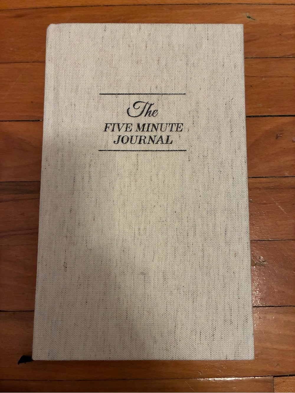The Five Minute Journal - Cream Linen Hardcover